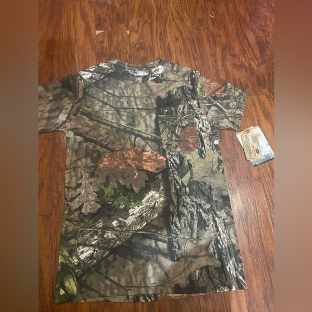 Rustic Ridge Men’s mossy oak shadow grass blades short sleeve shirt-camo
